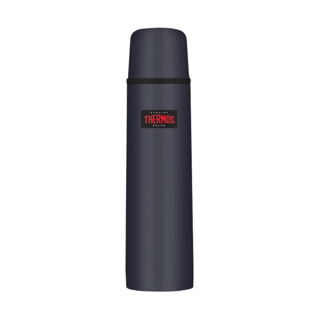 Thermos Light & Compact Flask 1L Midnight Blue