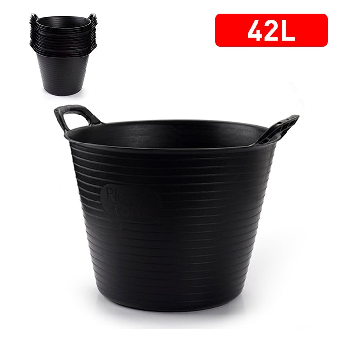 Plasticforte Eco Tub 42L Black