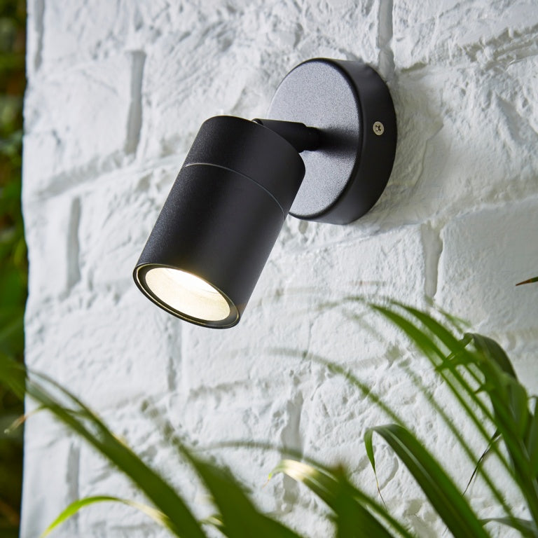 Zinc Leto 1 Light Adjustable Black