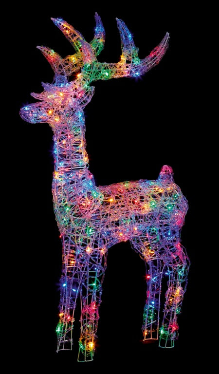 Premier Multi Action Lit Reindeer 1.15m