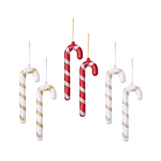 Premier Candy Cane Hanging Decoration 12cm Assorted